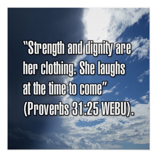 Proverbs 31:25 WEBU ポスター (正面)