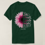 Proverbs 31 Bible Verse Christian Breast Cancer Aw Tシャツ (デザイン正面)