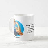 Proverbs 31 ROSIE RIVETER オリジナルデザイン コーヒーマグカップ (正面左)