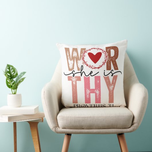 Proverbs 3:1 Faith クッション (椅子)