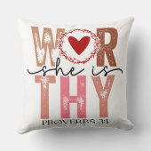 Proverbs 3:1 Faith クッション (裏面)