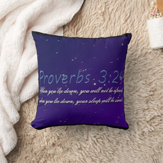 Proverbs 3:24 Pillow クッション (ブランケット)