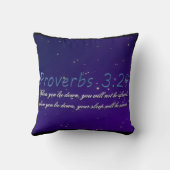 Proverbs 3:24 Pillow クッション (裏面)
