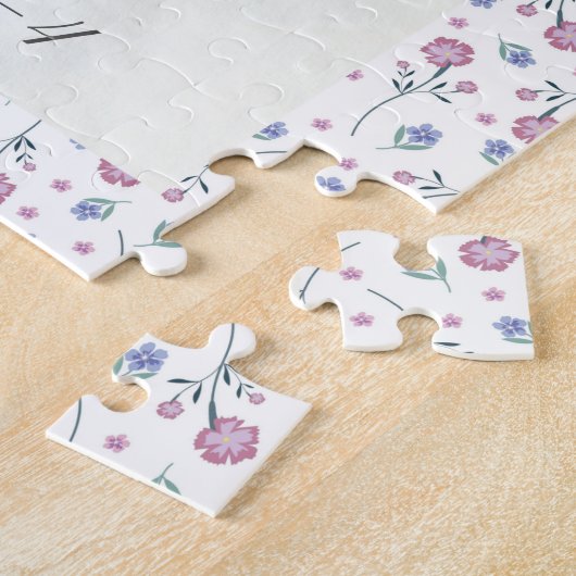 Proverbs 3:3–4 Floral Scripture ジグソーパズル (側面)