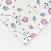 Proverbs 3:3–4 Floral Scripture  フリースブランケット (角)