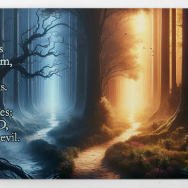 Proverbs 3:3–7 KJV Tract - 主を信頼せよ 三つ折りカード