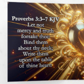 Proverbs 3:3–7 KJV Tract - 主を信頼せよ 三つ折りカード (内部最初)