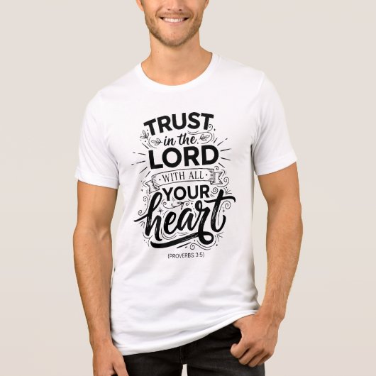 Proverbs 3:5 トライブレンドＴシャツ (正面)