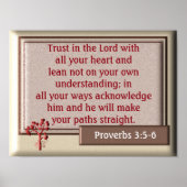 Proverbs 3:5-6 ~~art print ポスター (正面)