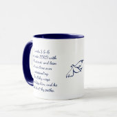 Proverbs 3:5-6 Bible Verse, 11 oz Coffee Mug  マグカップ (正面左)