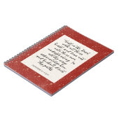 Proverbs 3:5-6 KJV 聖書の言葉 画像 ノートブック (左側)