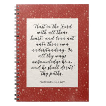 Proverbs 3:5-6 KJV 聖書の言葉 画像
