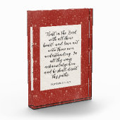 Proverbs 3:5-6 KJV Bible Verse Image フォトブロック (左)