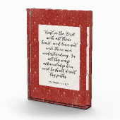 Proverbs 3:5-6 KJV Bible Verse Image  フォトブロック (右)