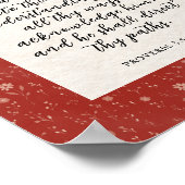 Proverbs 3:5-6 KJV Bible Verse Image  ポスター (角)