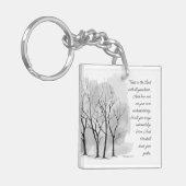 Proverbs 3:5-6 Trust in the Lord キーホルダー (正面左)