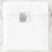 Proverbs 3:5-6 Trust in the Lord スクエアシール (バッグ)