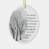 Proverbs 3:5-6 Trust in the Lord セラミックオーナメント (右)