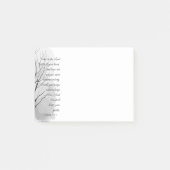 Proverbs 3:5-6 Trust in the Lord ポストイット (正面)