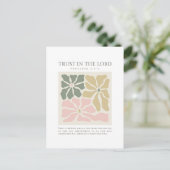 Proverbs 3:5-6 Trust in the Lord ポストカード (スタンド正面)