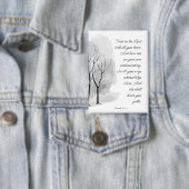 Proverbs 3:5-6 Trust in the Lord 缶バッジ (インサイチュ)