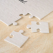 Proverbs 3:5–6 Trust in the Lord Pink Floral ジグソーパズル (側面)