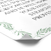 Proverbs 3:5 Poster ポスター (角)