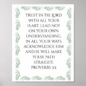 Proverbs 3:5 Poster ポスター (正面)