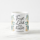 Proverbs Bible Verse Floral Coffee Mug コーヒーマグカップ (中央)