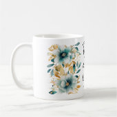 Proverbs Bible Verse Floral Coffee Mug コーヒーマグカップ (左)