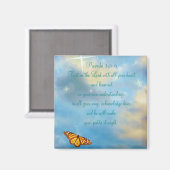 Provervbs 3:5-6マグネット マグネット (正面/裏面)