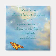 Provervbs 3:5-6マグネット