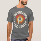 Providence Civic Center Retro 1970s Rhode Island Tシャツ (正面)