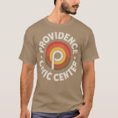 Providence Civic Center Retro 1970s Rhode Island Tシャツ (正面)