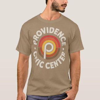 Providence Civic Center Retro 1970s Rhode Island Tシャツ