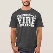 Providence Fire Rescue Rhode Island Firefighter Tシャツ (正面)