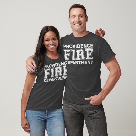 Providence Fire Rescue Rhode Island Firefighter Tシャツ (ユニセックス)