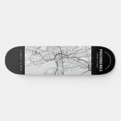 Providence, Rhode Island City Map Skateboard スケートボード (横)