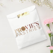 Provie's Pastries ロゴ ギフト バッグ (封をした状態)