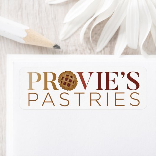 Provie's Pastries Logo ラベル (インサイチュ)