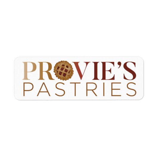 Provie's Pastries Logo ラベル (正面)