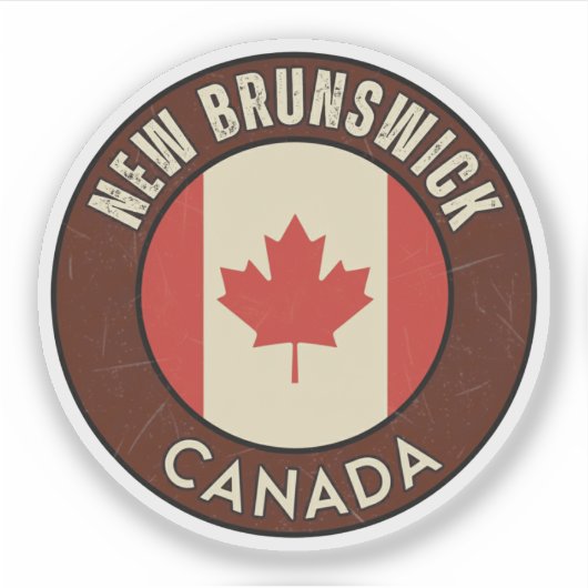 Province of New Brunswick Canada シール (正面)