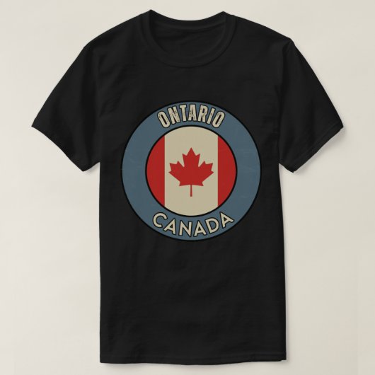 Province of Ontario Canada Tシャツ (デザイン正面)