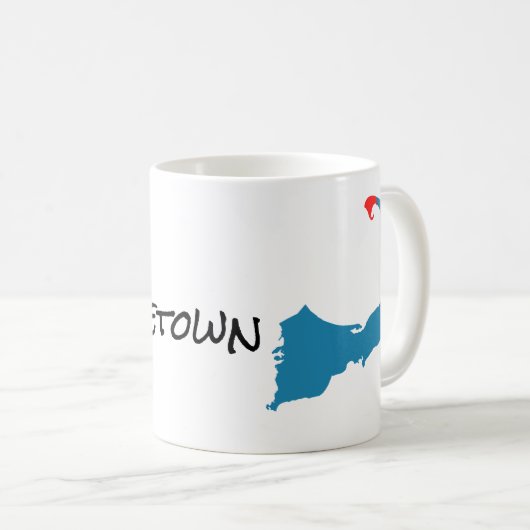 Provincetownマサチューセッツのコーヒー・マグ コーヒーマグカップ (正面右)