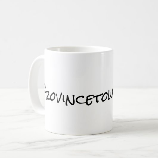 Provincetownマサチューセッツのコーヒー・マグ コーヒーマグカップ (正面左)