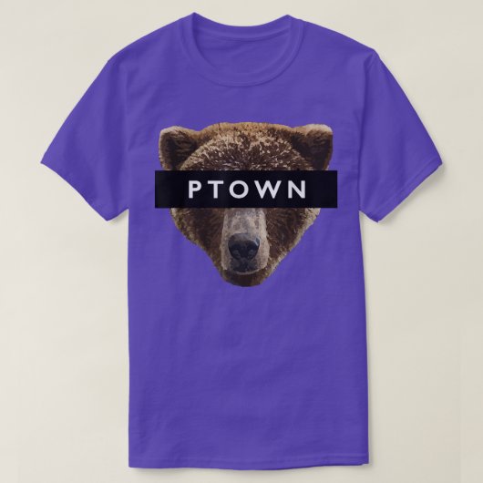 Provincetown Bear PTOWN Censor Bar 1697  Tシャツ (デザイン正面)
