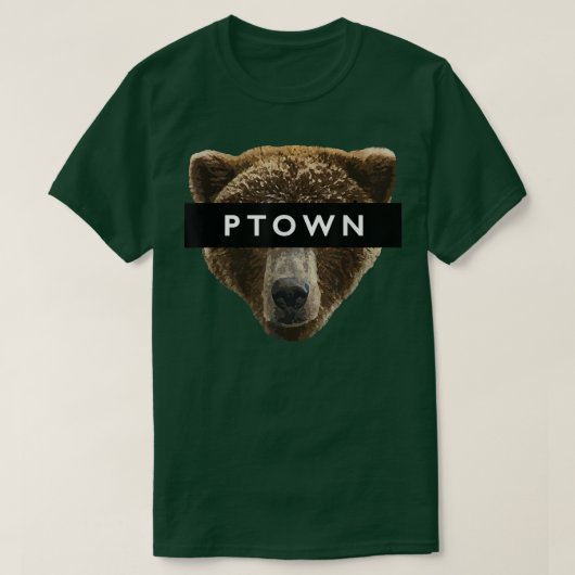 Provincetown Bear PTOWN Censor Bar Tシャツ (デザイン正面)