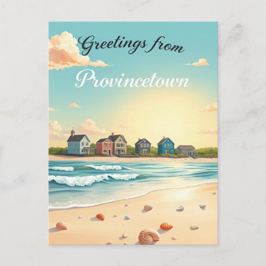 Provincetown, Massachusetts – Cape Cod Beaches ポストカード (正面)