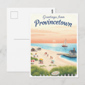 Provincetown, Massachusetts – Cape Cod Beaches ポストカード (正面/裏面)