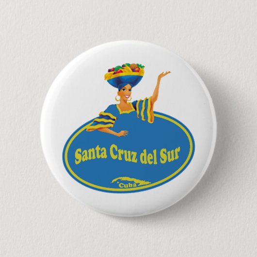 Provincia de Camagüey. 缶バッジ (正面)
